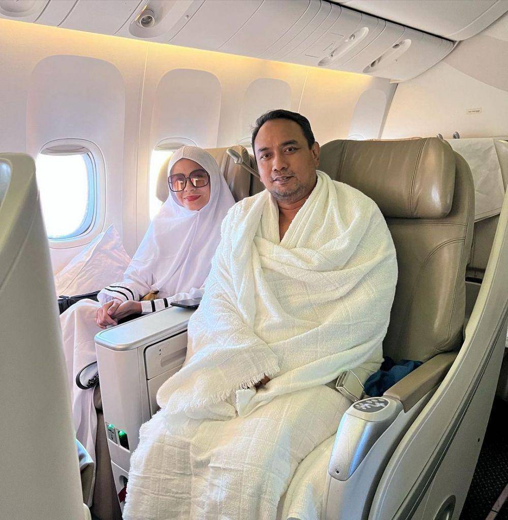 potret Meisya Siregar pulang haji (instagram.com/meisya__siregar)