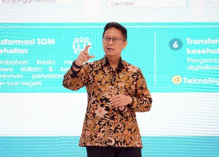 Menteri Budi Gunadi Sadikin dalam peluncuran Transformasi Kesehatan/Dok Humas Kemenkes
