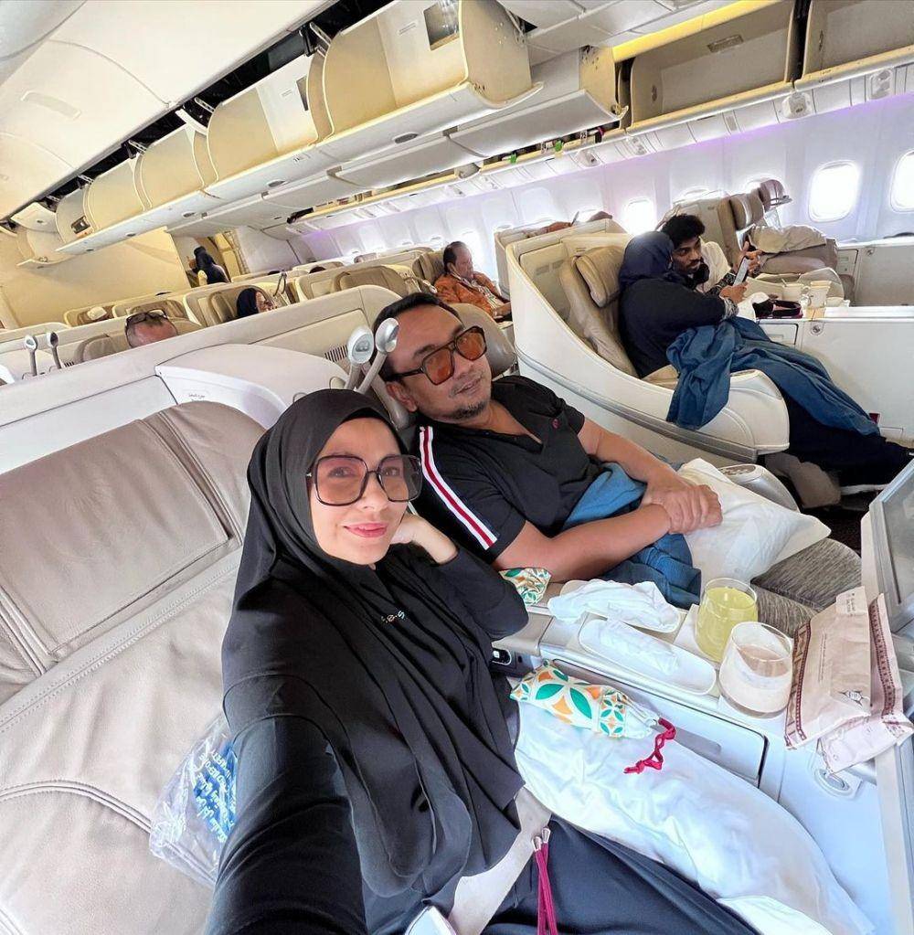 potret Meisya Siregar pulang haji (instagram.com/meisya__siregar)