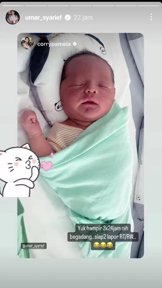 potret baby Ayza (instagram.com/umar_syarief)