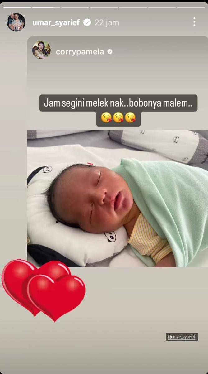 potret baby Ayza (instagram.com/umar_syarief)