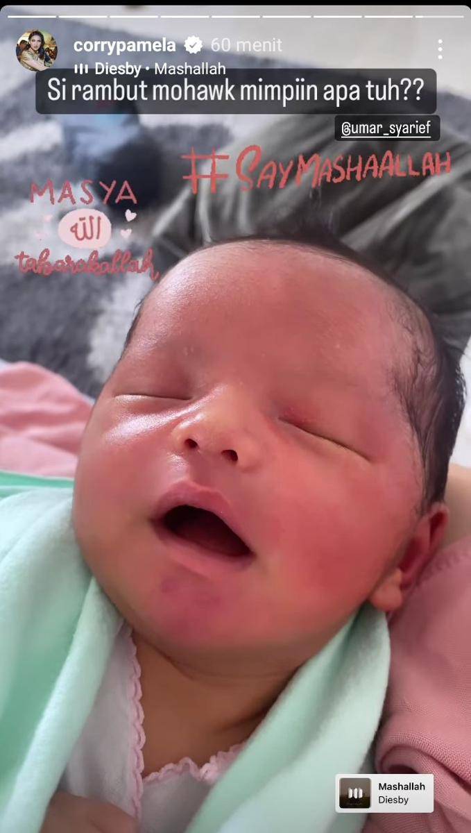 potret baby Ayza (instagram.com/corrypamela)