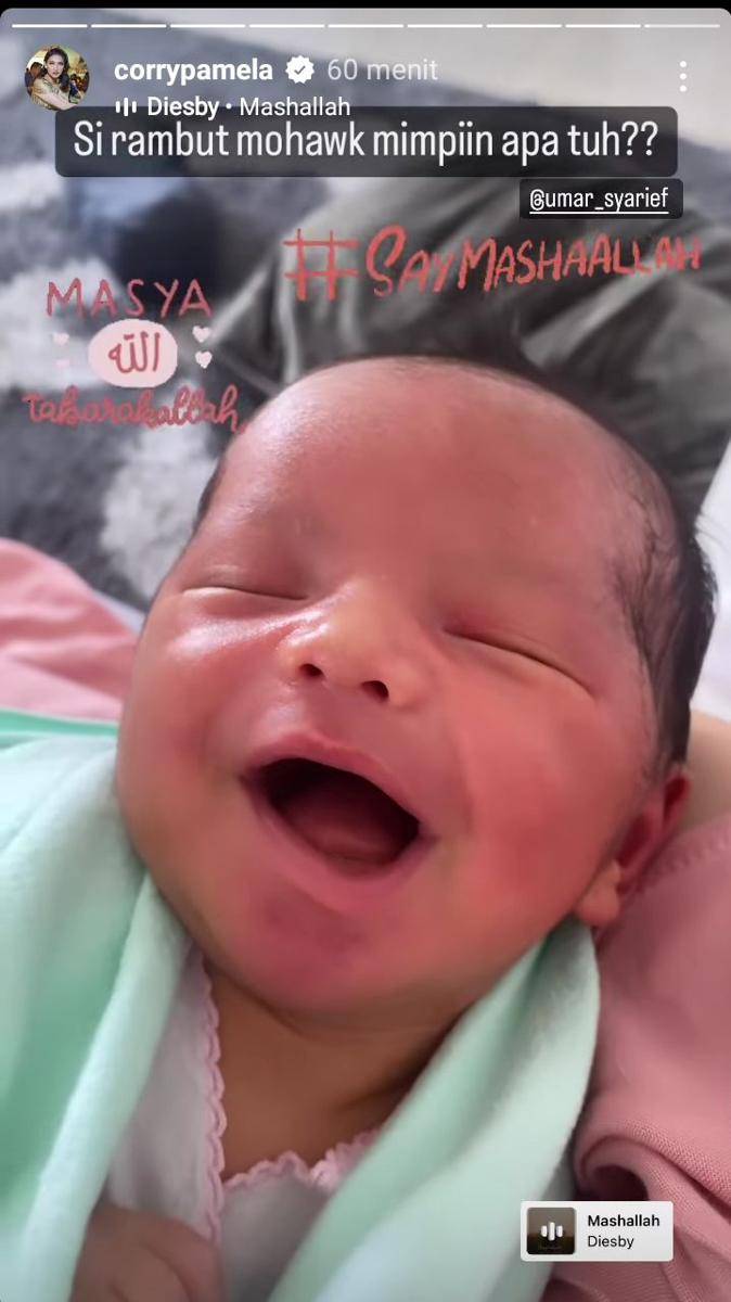 potret baby Ayza (instagram.com/corrypamela)