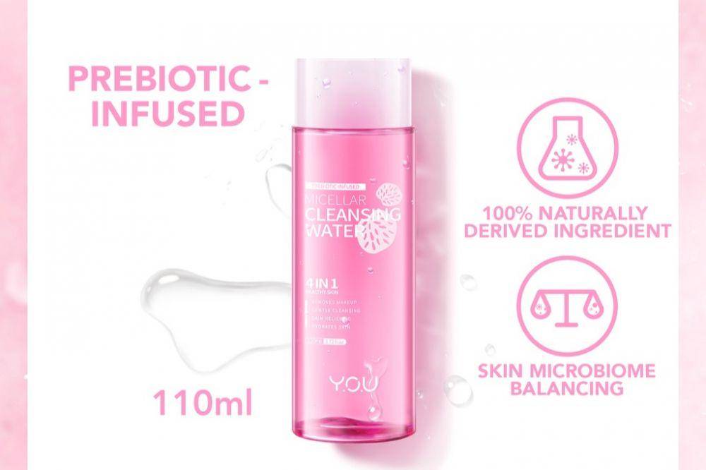 Y.O.U Prebiotic-Infused Micellar Cleansing Water (shopee.co.id/youbeautyofficial)
