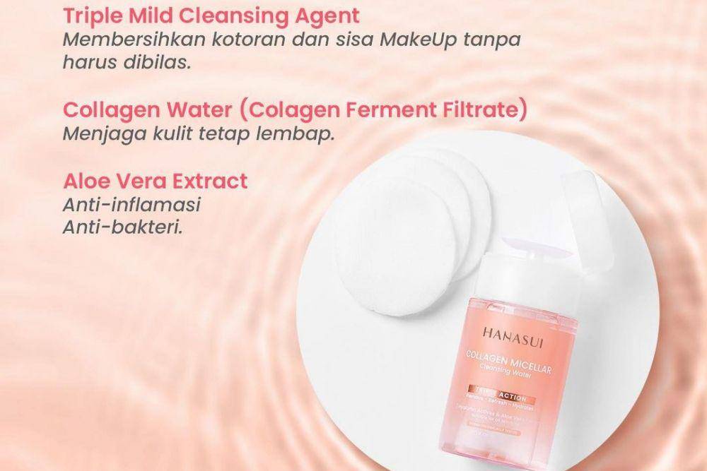 Hanasui Collagen Micellar Cleansing Water (instagram.com/officialhanasui)