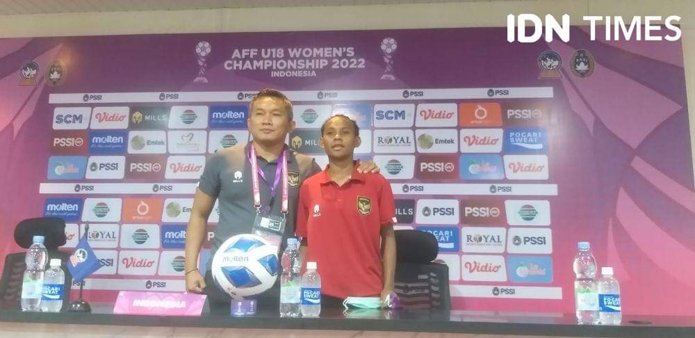 Pertandingan Indonesia vs Vietnam di Piala AFF U-18 Wanita 2022 (IDN Times/Feny Maulia Agustin)