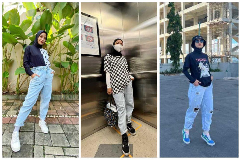9 OOTD Jeans ala Tantri Kotak, Gaya Boyish yang Anti Ribet