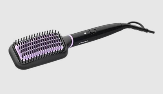 ilustrasi Philips Heated Straightening Brush StyleCare Essential (philipd.co.id)