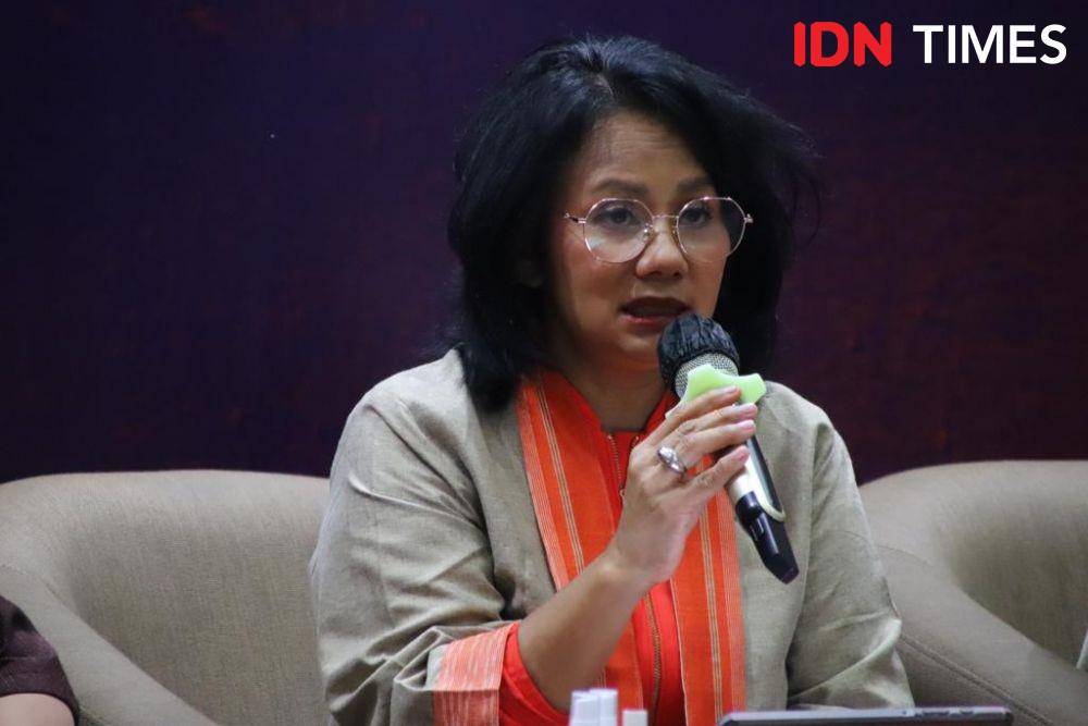 Gelaran W20 dilakukan di Danau Toba, Sumatra Utara, yang diketuai Hadriani Uli Silalahi (56). (IDN Times/Masdalena Napitupulu)