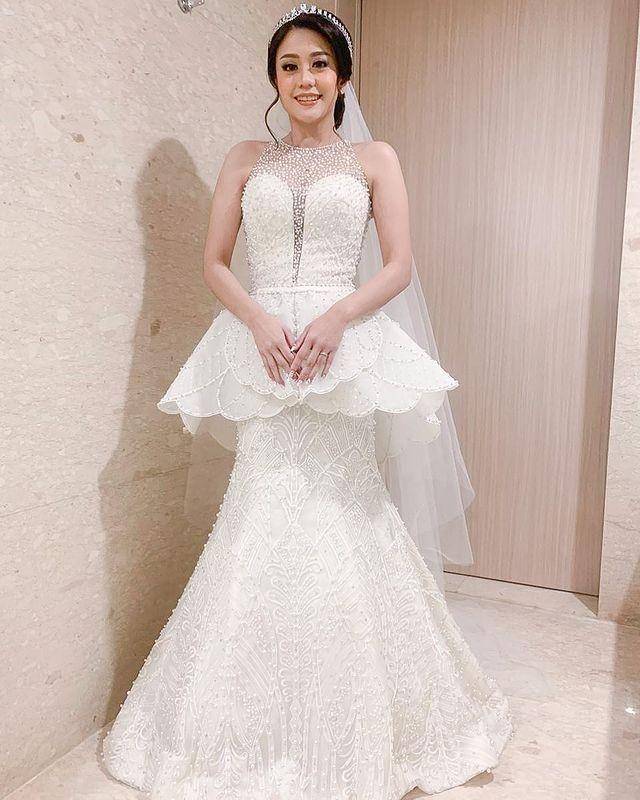 inspirasi wedding dress ala Cynthia Tan (instagram.com/cynthiatan__)