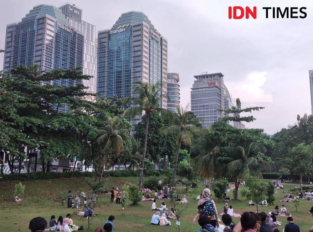 Hutan Kota GBK, Jakarta (IDN Times/Dhiya Awlia Azzahra)