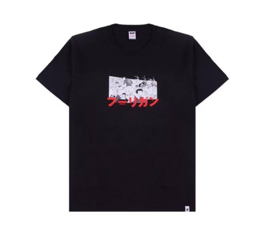 HOOLIGANS | T-Shirt TSBS Manga Black (tokopedia.com/Gurald Man Distro)