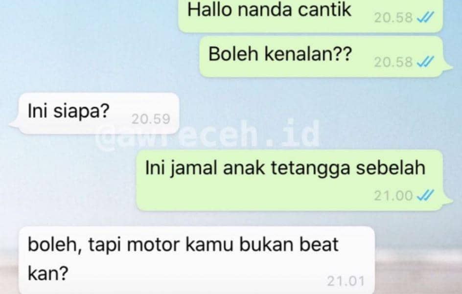 chat ajak kenalan bikin kesel (instagram.com/awreceh.id)