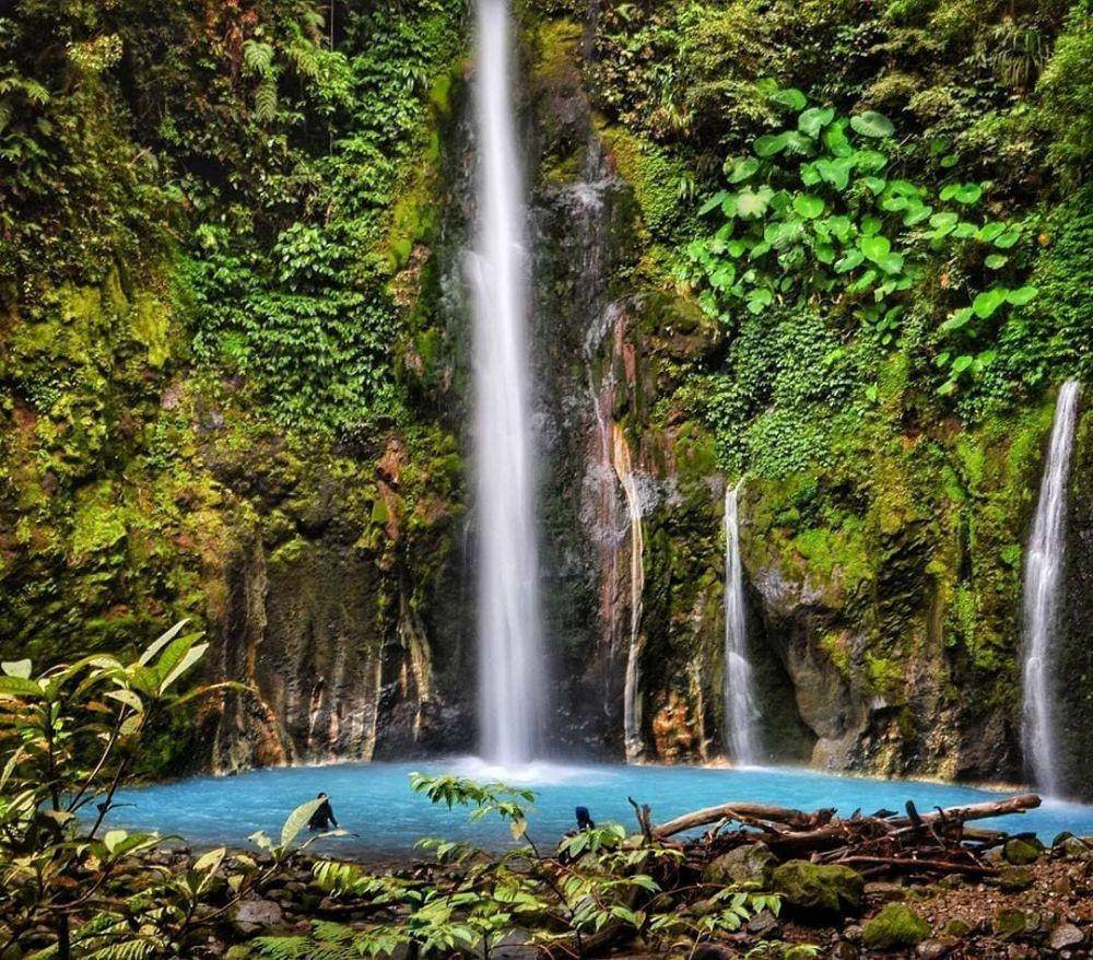 potret Air Terjun Dua Warna di Medan (Instagram.com/adventure_sumut)