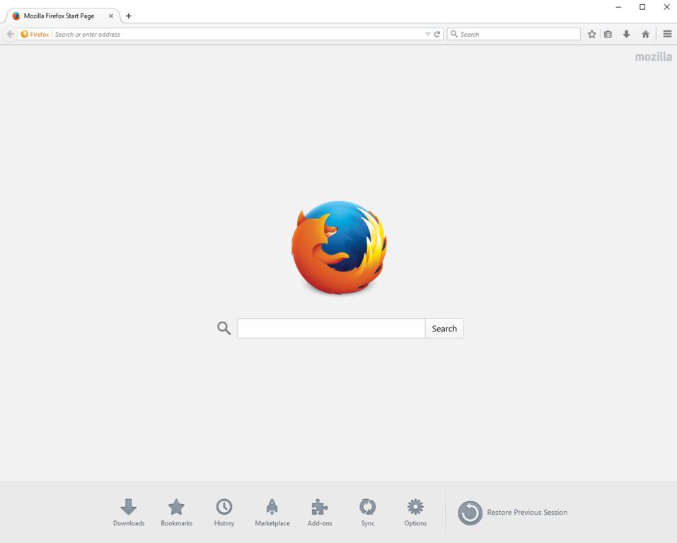 ilustrasi laman pencarian Mozilla Firefox (wikimedia.org/TheBrickPsycho)