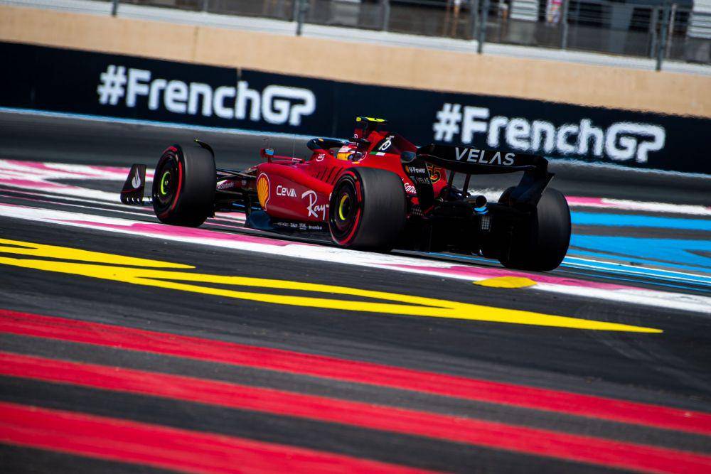 Carlos Sainz pada GP Prancis 2022 (twitter.com/ScuderiaFerrari)