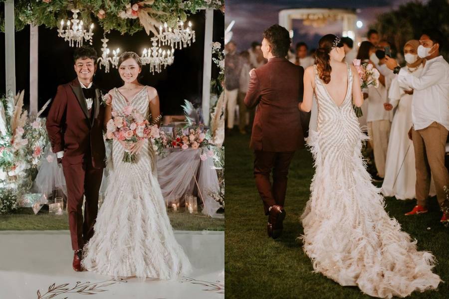 inspirasi wedding dress ala Cynthia Tan (instagram.com/cynthiatan__)
