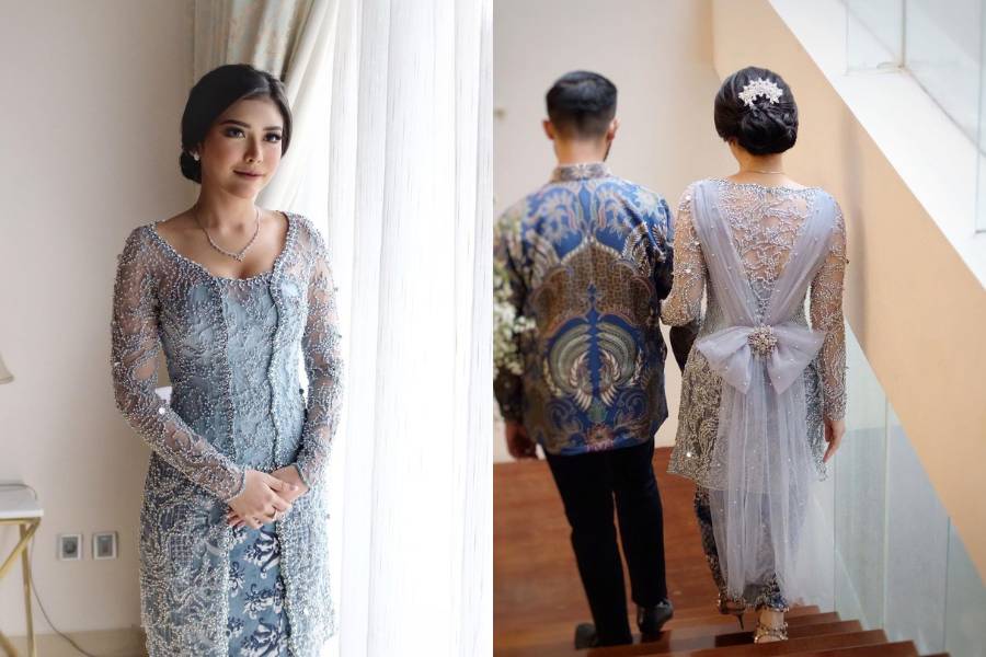 inspirasi busana tunangan ala Renzi Lazuardi (instagram.com/renzilazuardi)