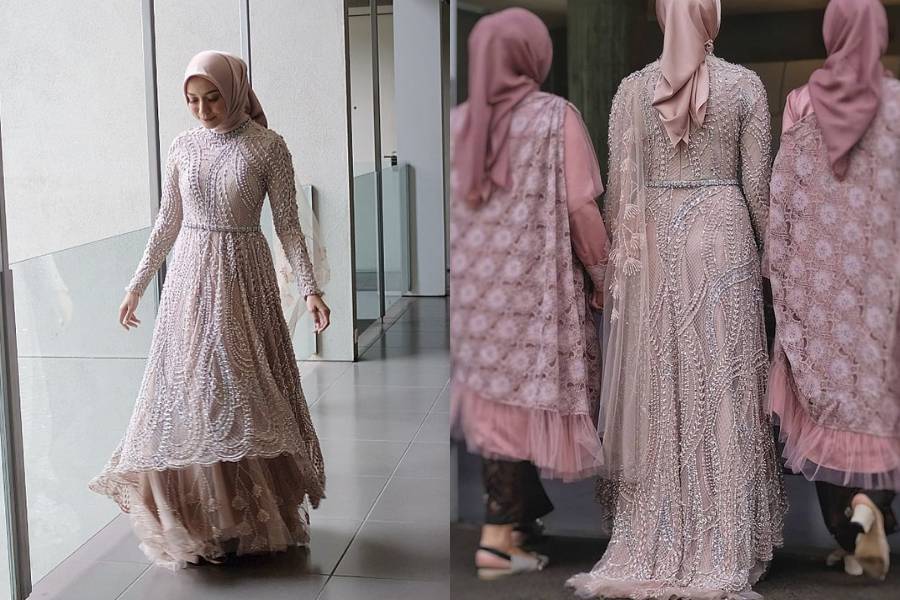 inspirasi busana tunangan ala Renzi Lazuardi (instagram.com/renzilazuardi)