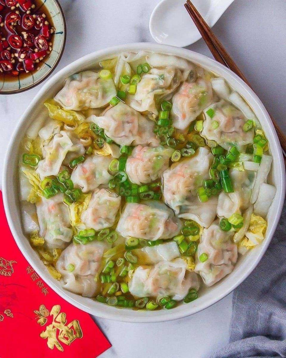 Gambar pangsit kuah (instagram.com/tjiakitchen)