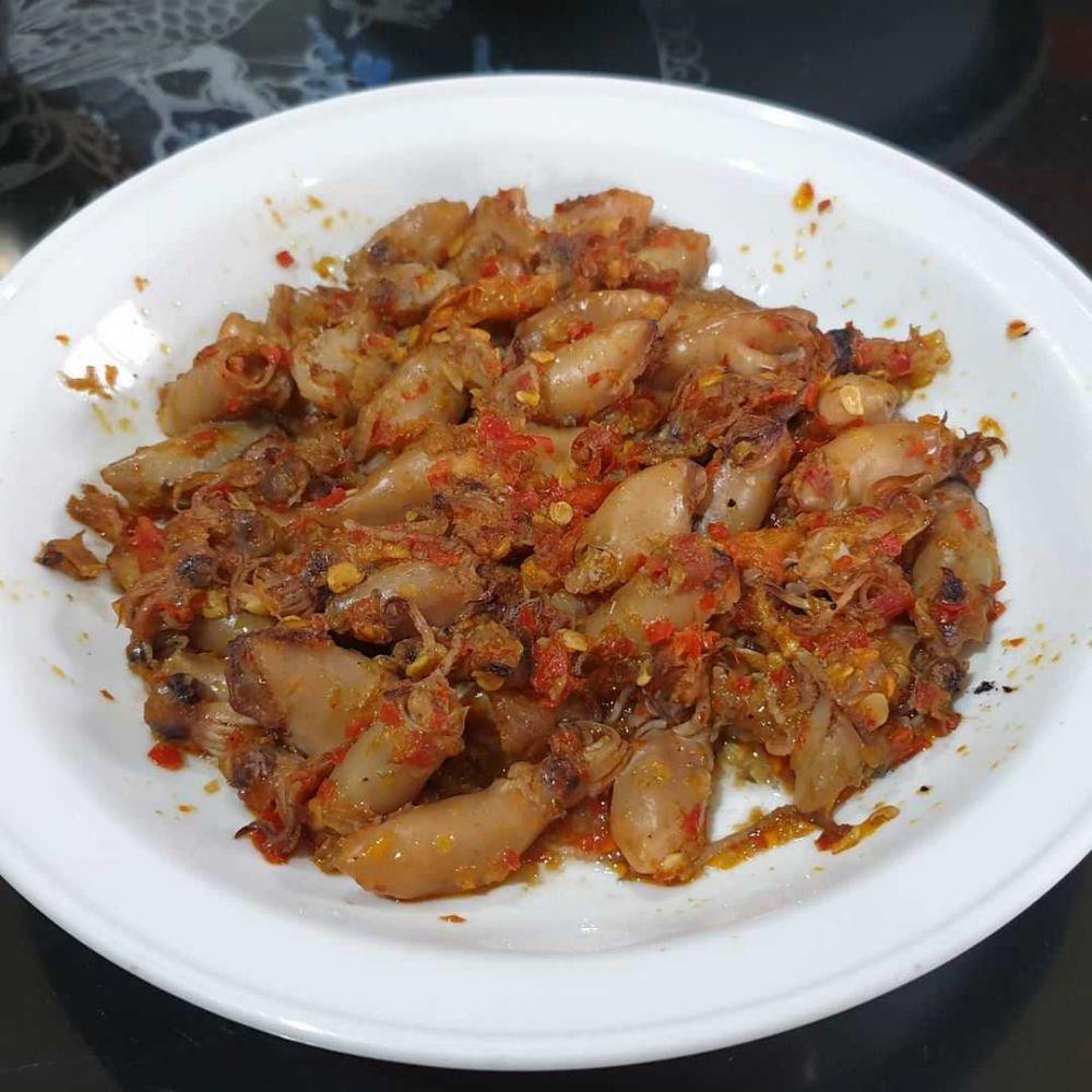 Cumi asin bumbu balado (instagram.com/reynacrab)