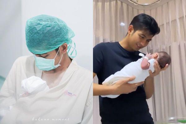10 Potret Pertama Teuku Ryan Momong Baby R, Penuh Kehangatan!