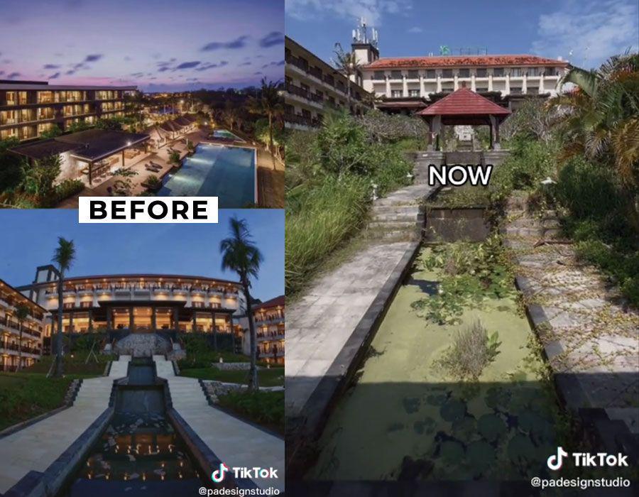 Potret Hotel Mewah di Pecatu Bali Telantar, Ramai di TikTok