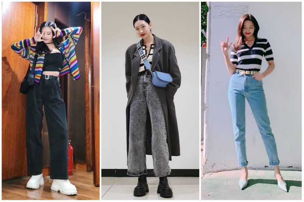 10 Padu Padan Striped Outfit ala Sunmi, Gaya Versatile yang Simpel!