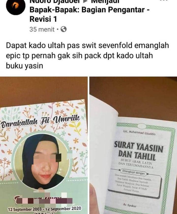 status facebook ulang tahun kocak (instagram.com/redaksiana)