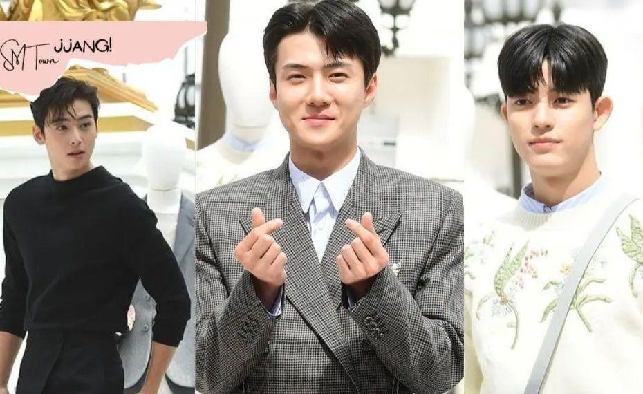 9 Potret Park Solomon, Sehun, dan Cha Eun Woo di DIOR Men's 2022