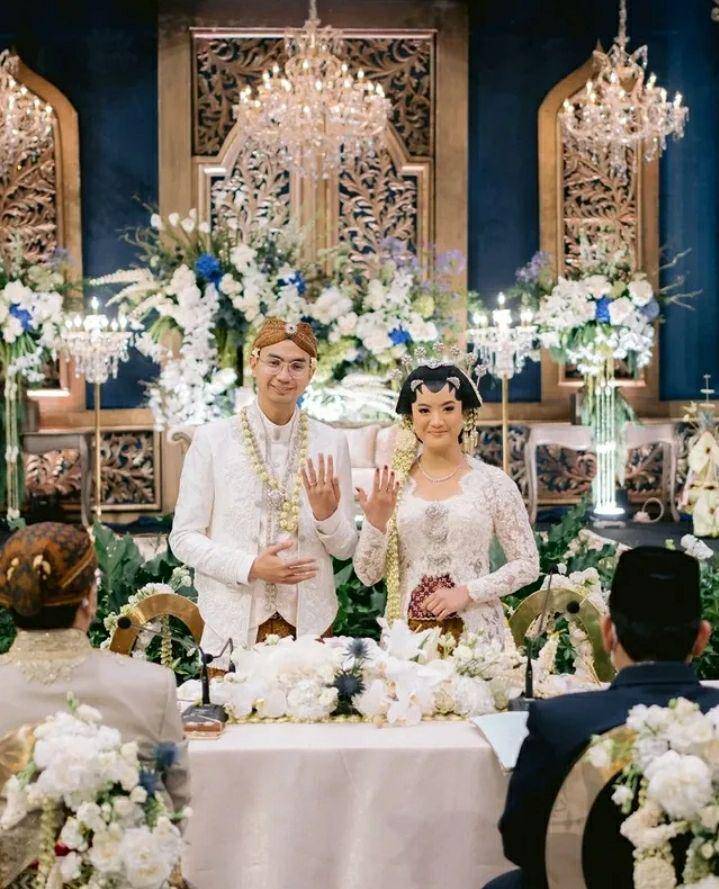 Potret akad nikah Lukman dan Windy. Instagram.com/suryodecor