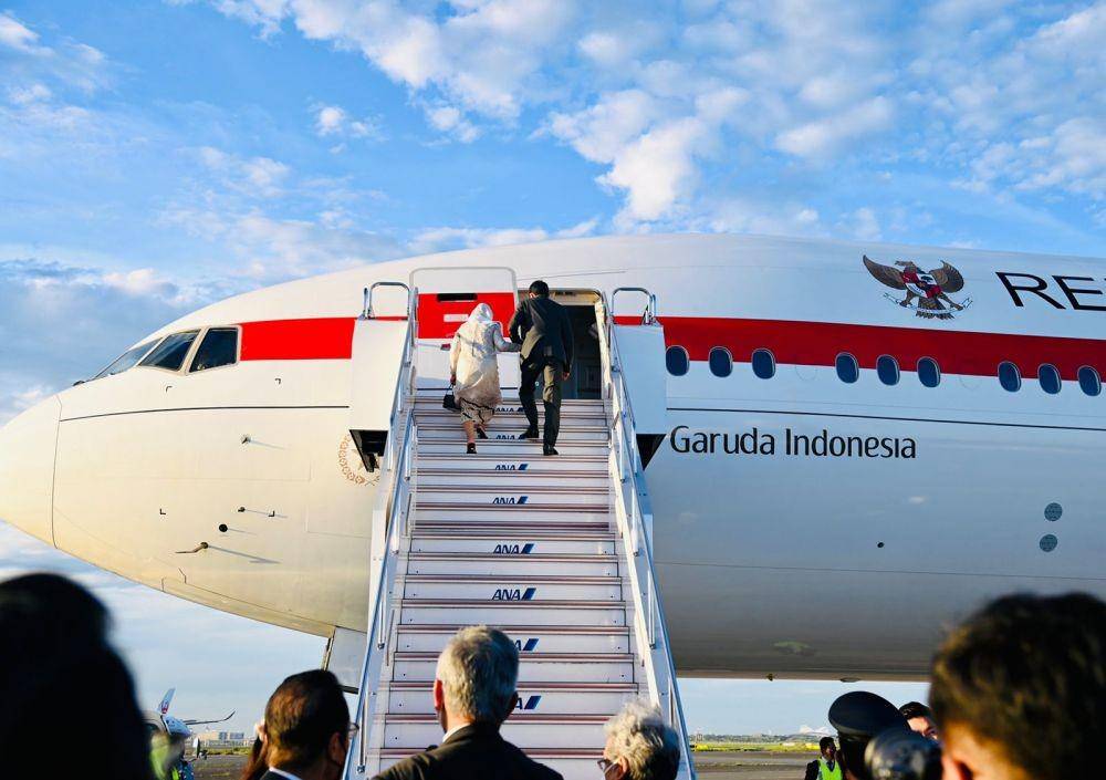 Presiden Jokowi terbang ke Seoul dari Tokyo (dok. Sekretariat Presiden)