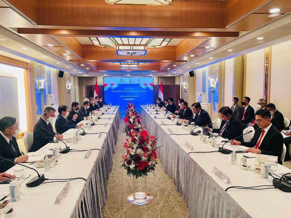 Presiden Jokowi bertemu CEO Jepang (dok. Sekretariat Presiden)