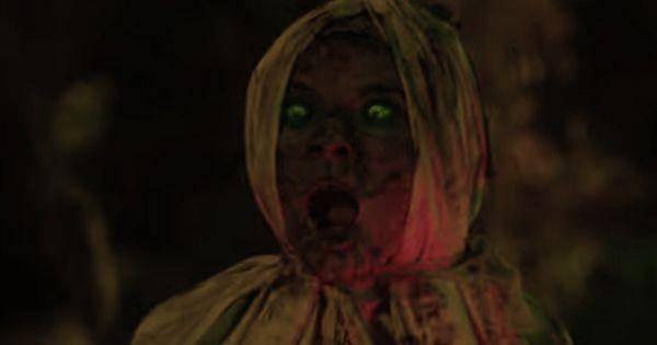 Penampakan pocong Mumun di akhir trailer ( Dok. Dee Company / Mumun )
