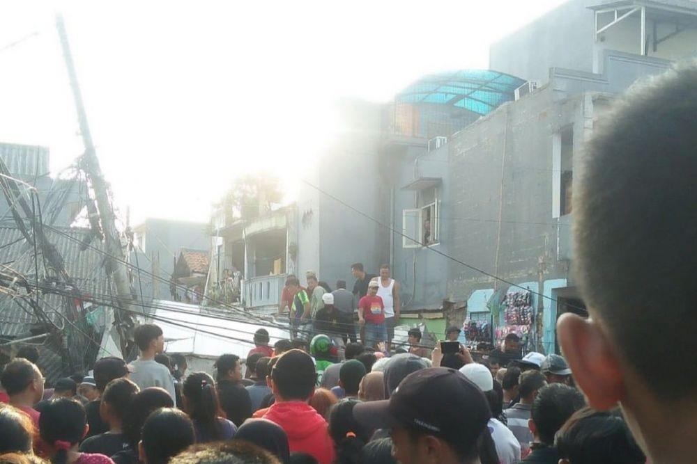 Bangunan Roboh di Johar Baru Merupakan Ruko 2 Lantai