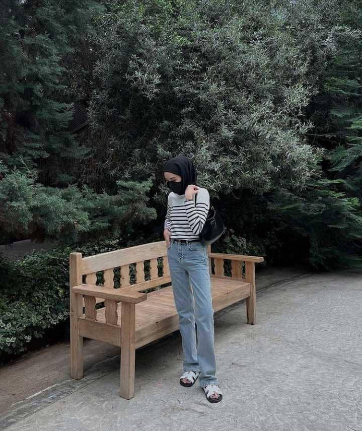 inspirasi OOTD hijabers (instagram.com/ameliaelle)