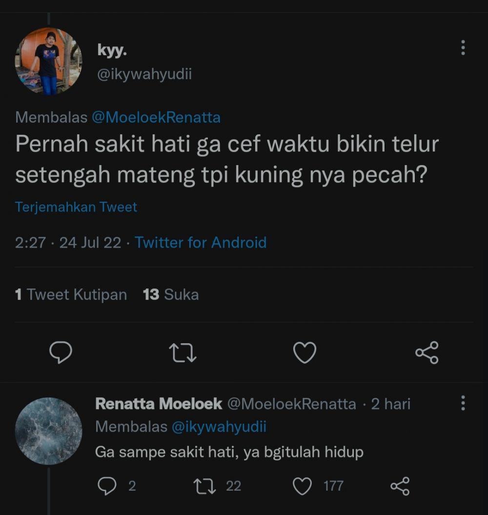 tanya jawab Chef Renatta di twitter (twitter.com/ikywahyudii)