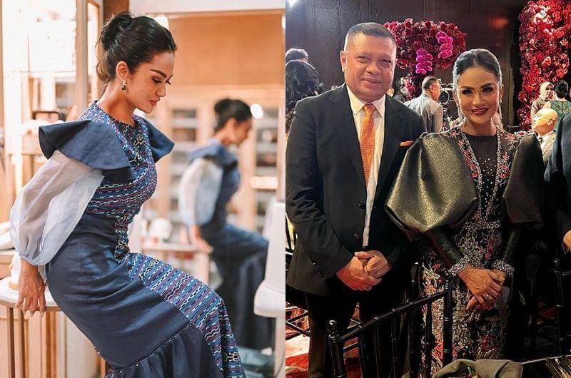 Krisdayanti kondangan. (instagram.com/krisdayantilemos)