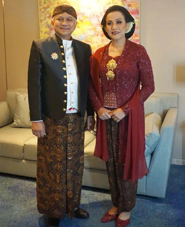 Potret Sri Mulyani diacara pernikahan Lukman dan Windy. Instagram.com/nanisuwarni09