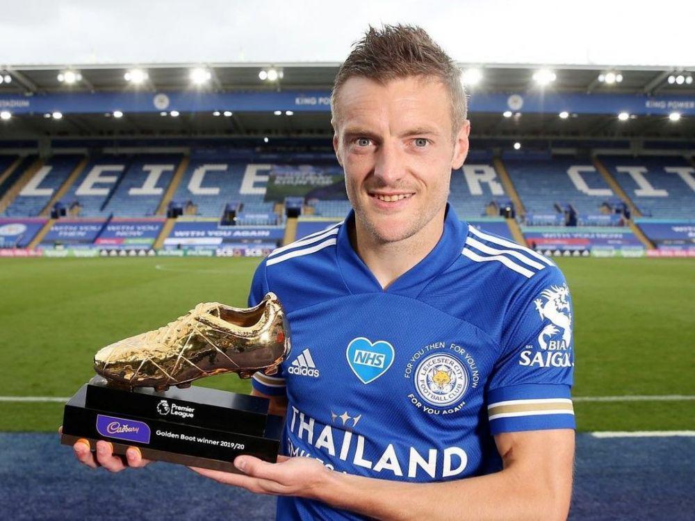 Jamie Vardy menjadi top skor Premier League 2019/2020. (instagram.com/vardy7)