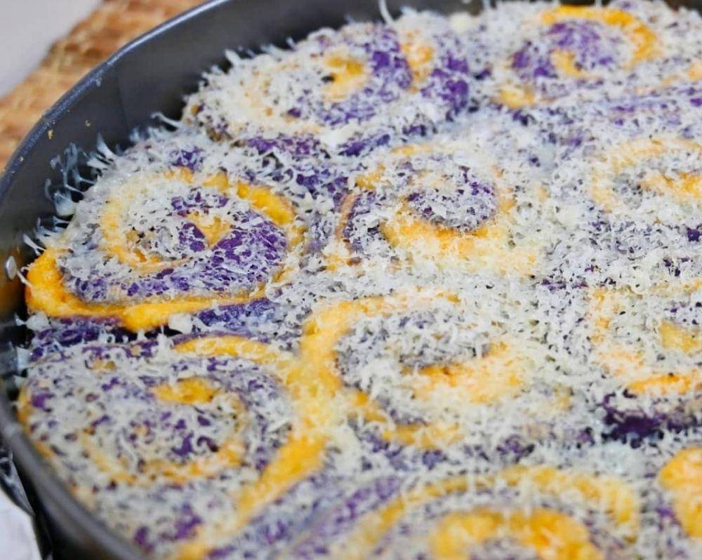 ilustrasi ube cheese rolls (instagram.com/explorefoodyeg)