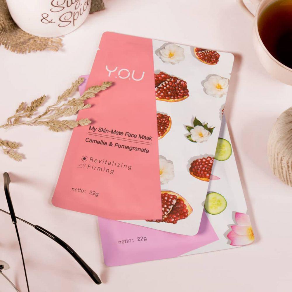 Y.O.U Mask Skin-Mate Face Mask Camellia and Pomegranate (instagram.com/youbeauty_idn)
