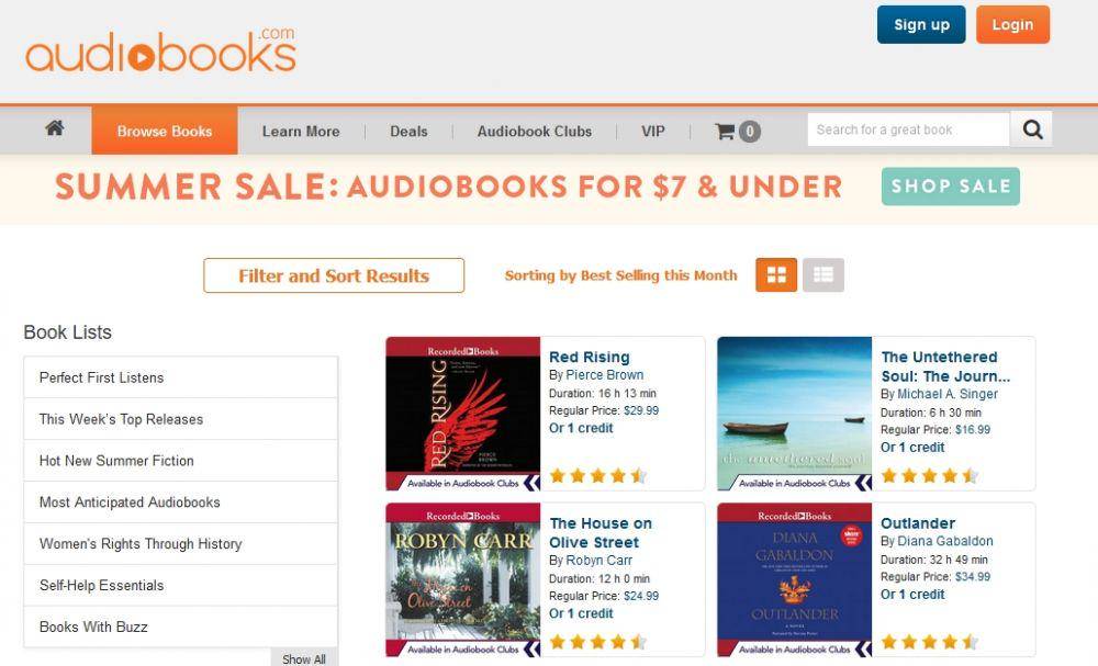Audiobooks (dok. Audiobooks.com)