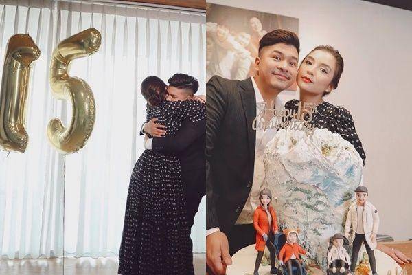 Chelsea Olivia dan Glenn Alienskie anniversary ke-15 (instagram.com/glennalinskie)