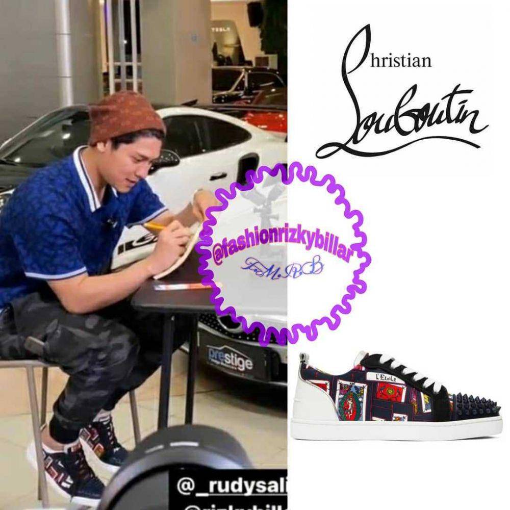 harga sepatu Rizky Billar (instagram.com/fashionrizkybillar)
