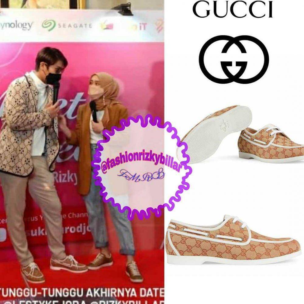 harga sepatu Rizky Billar (instagram.com/fashionrizkybillar)