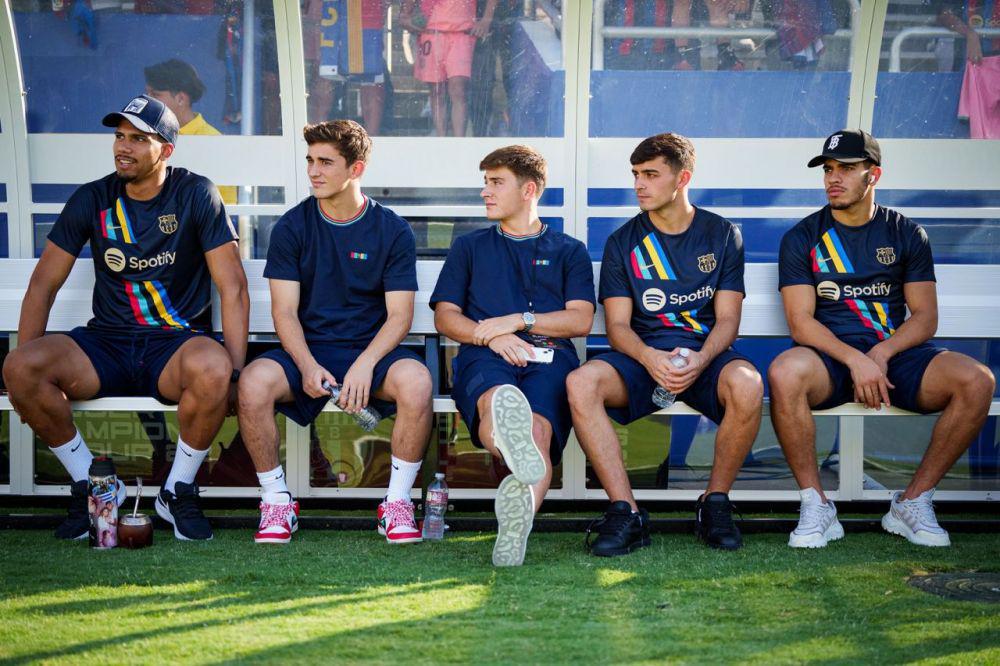 skuad Barcelona dalam agenda tur pramusim 2022/2023. (twitter.com/FCBarcelona)