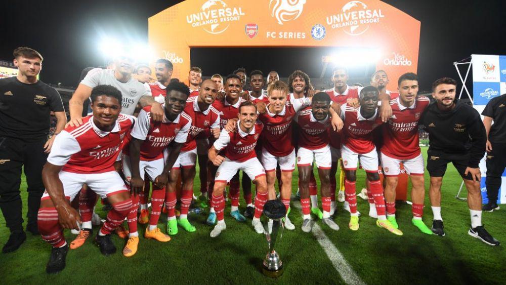 skuad Arsenal dalam agenda tur pramusim 2022/2023. (twitter.com/Arsenal)