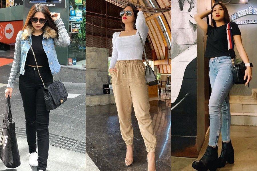 9 Mix and Match Outfit Pakai Atasan Polos ala Tata Janeeta, Effortless