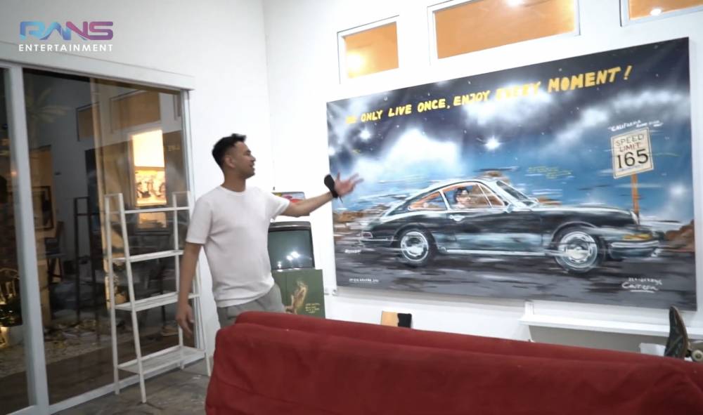 momen Gigi minta tas Hermes dilukis (youtube.com/RANS Entertainment)